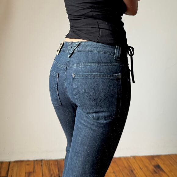 Vintage Y2K GIANNI VERSACE COUTURE Low-Rise Jeans - Picture 2 of 12